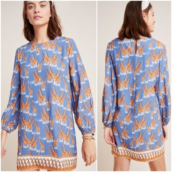Corey Lynn Calter Giraffe Tunic Dress size M NWT - Picture 1 of 7